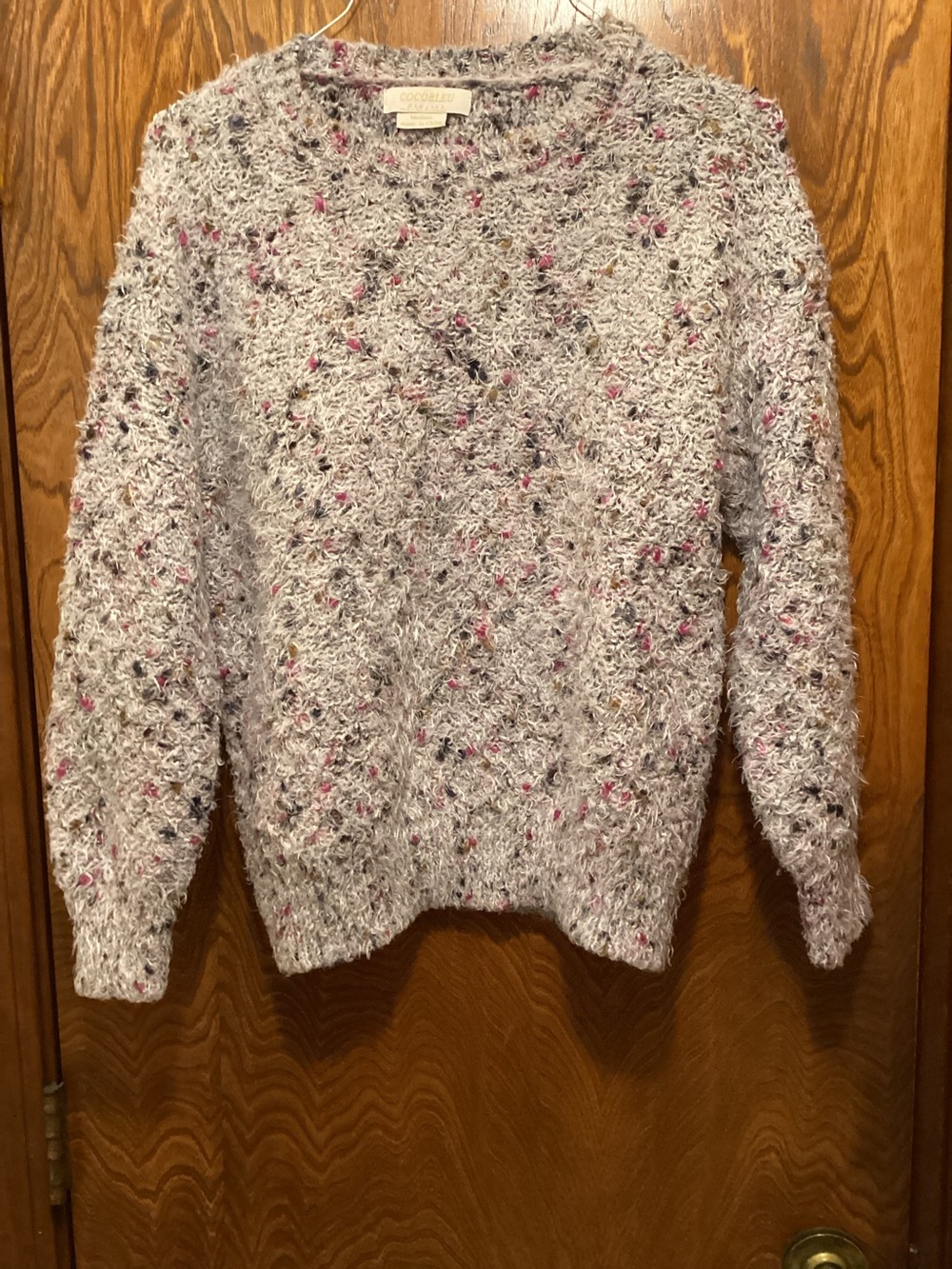 Cocobleu Multicolor Fluffy Sweater Size M Preowned